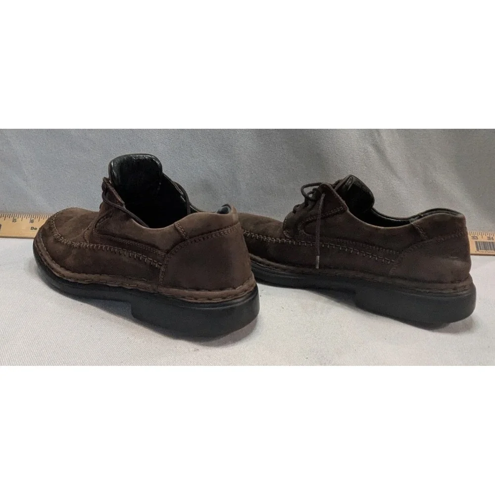 Josef Seibel Moc Toe Derby Men 44 Brown Good Leather Casual Comfort Shoes